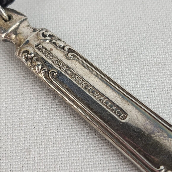 Vintage Silverware Pendant Chord Necklace - Picture 7 of 8